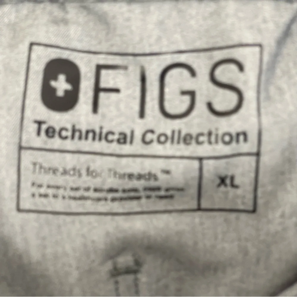 FIGS Technical Collection Scrub Pants Gray Mens XL Straight‎ Leg FMA500