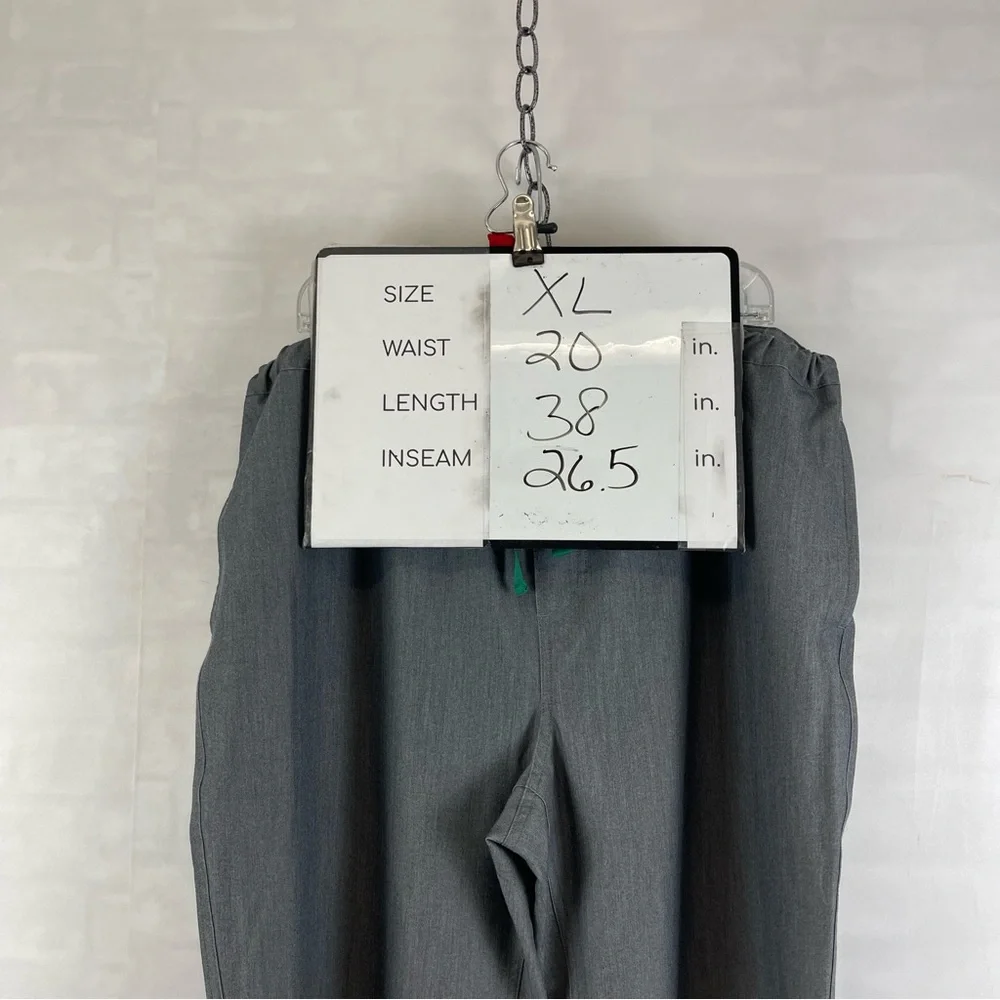 FIGS Technical Collection Scrub Pants Gray Mens XL Straight‎ Leg FMA500