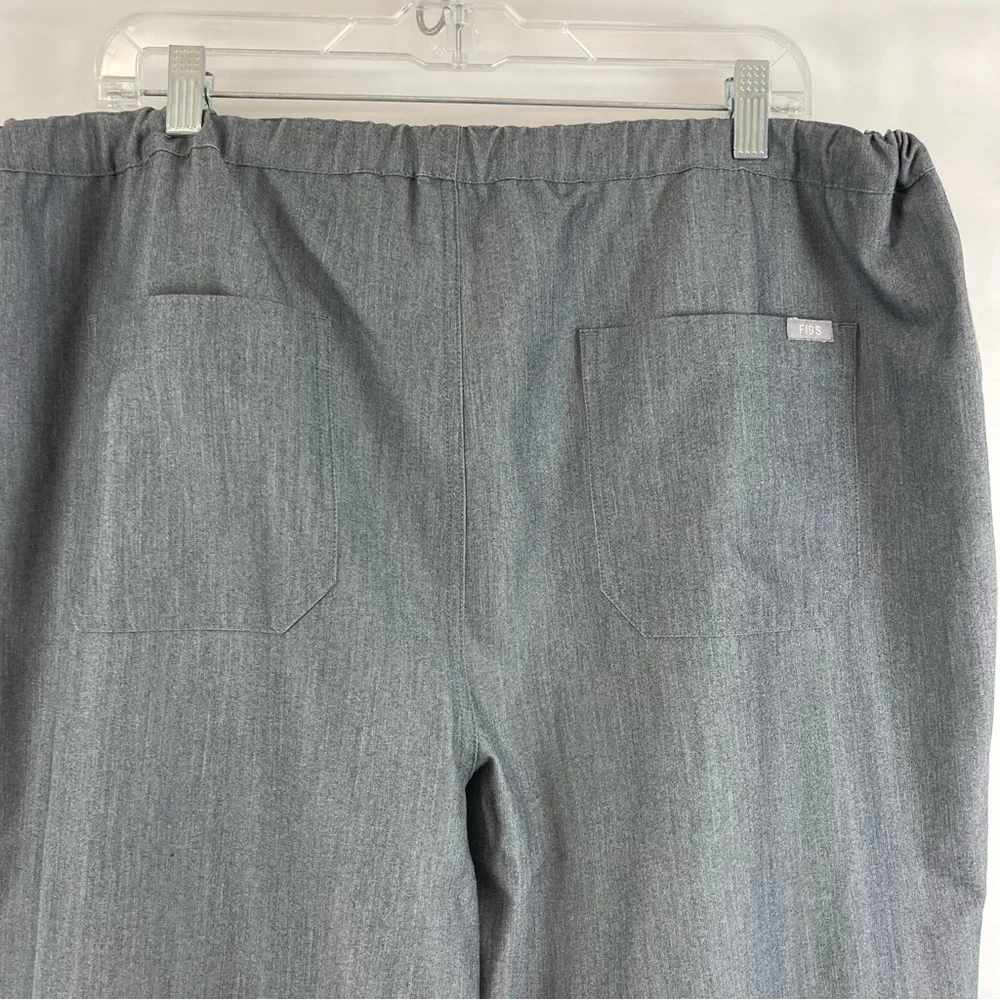 FIGS Technical Collection Scrub Pants Gray Mens XL Straight‎ Leg FMA500