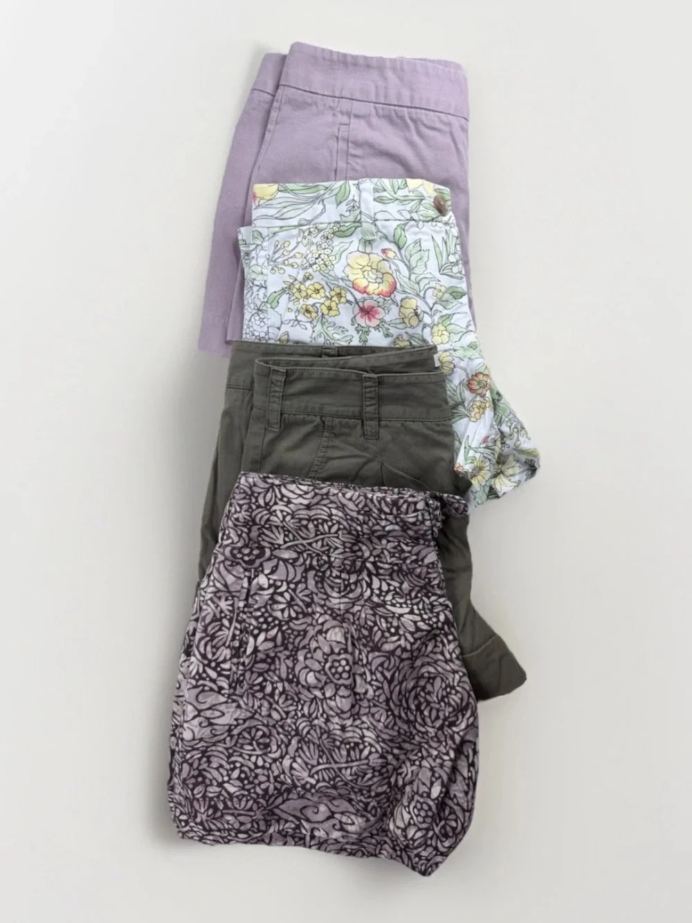 Women’s Shorts Lot Vince Gap Floral Casual Capsule Summer Mixed Brands Size 0-2