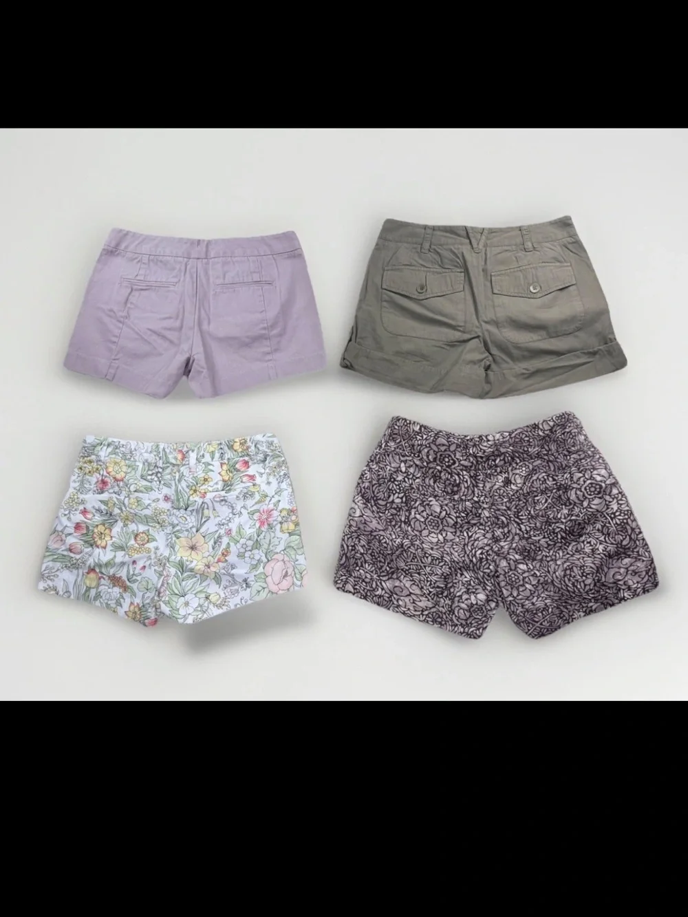 Women’s Shorts Lot Vince Gap Floral Casual Capsule Summer Mixed Brands Size 0-2