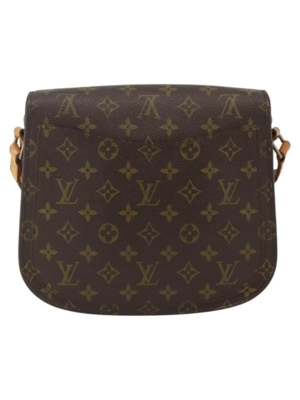 Authentic LOUIS VUITTON Monogram Saint Cloud GM Shoulder Bag M51242 LV