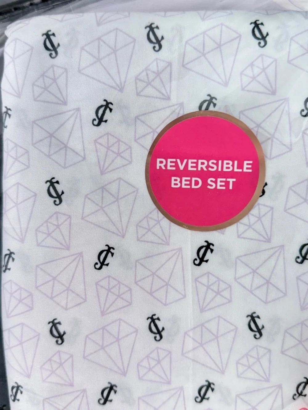 Juicy Couture reversible comforter