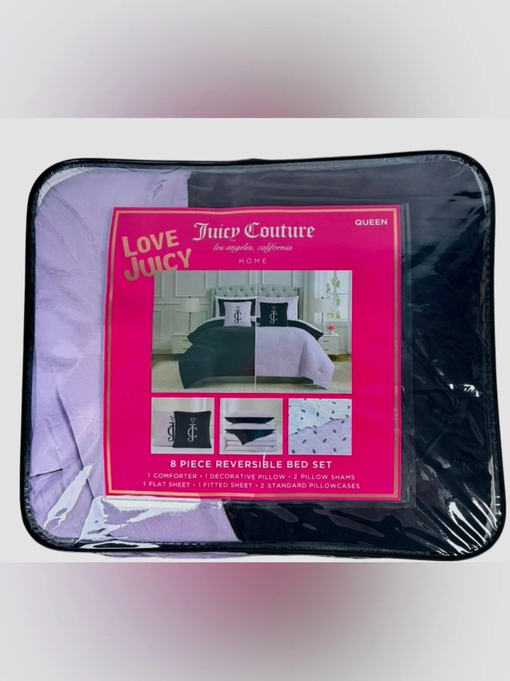Juicy Couture reversible comforter