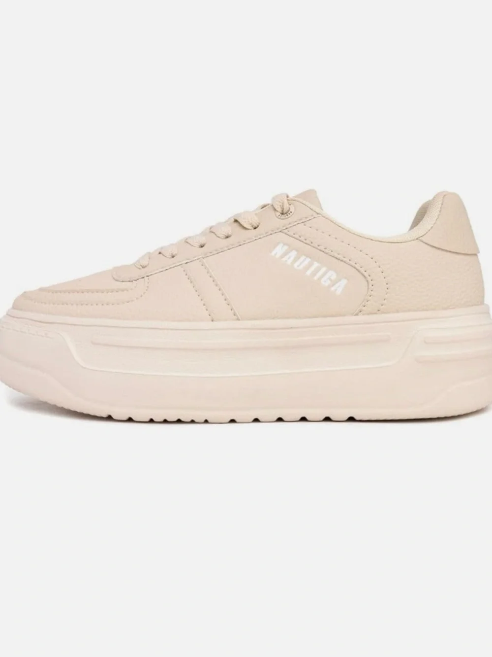 Nautica  size 8.5 bone color low top tennis/walking shoe new w tags w/o a box