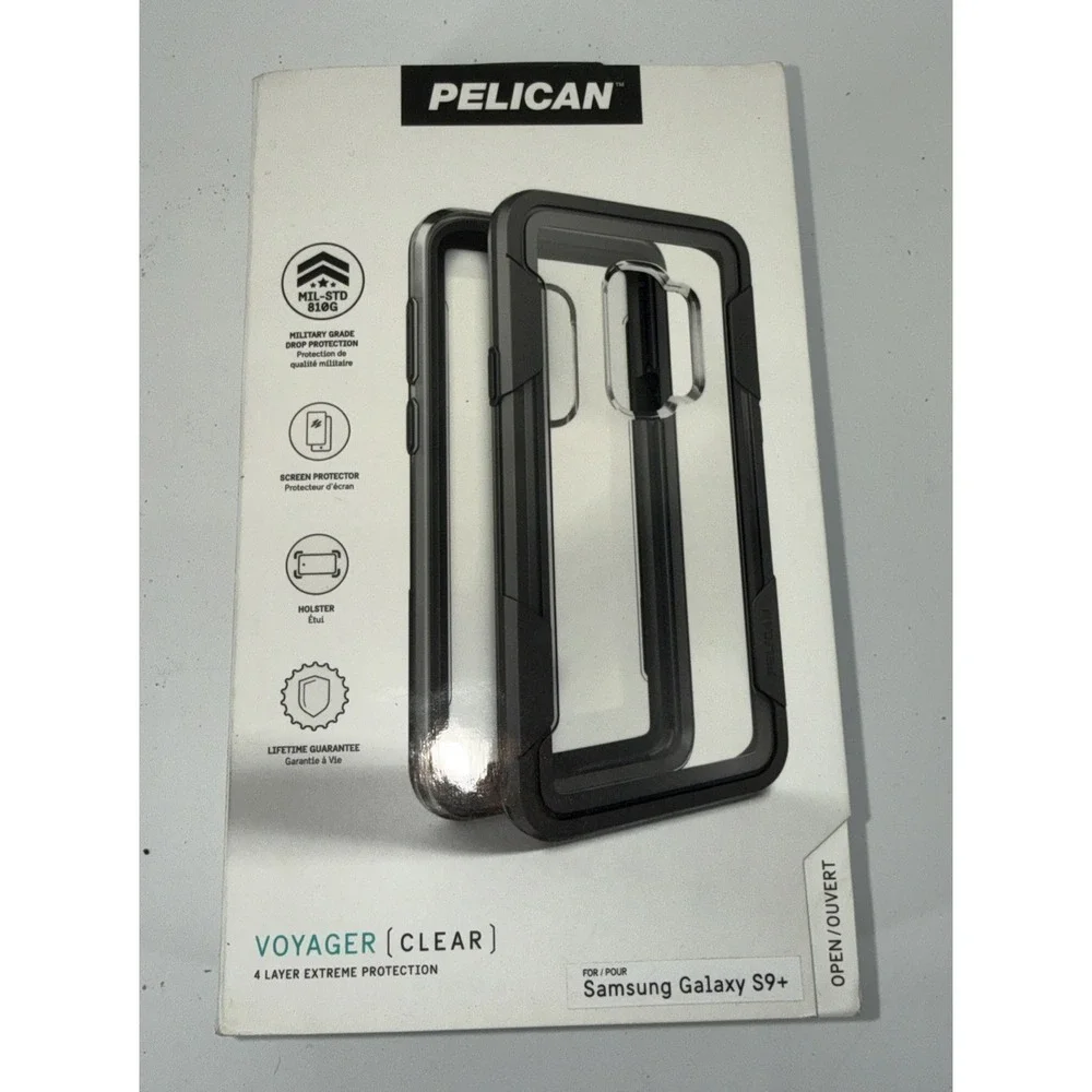 Pelican Voyager for Samsung Galaxy S9+ Plus - Clear - New