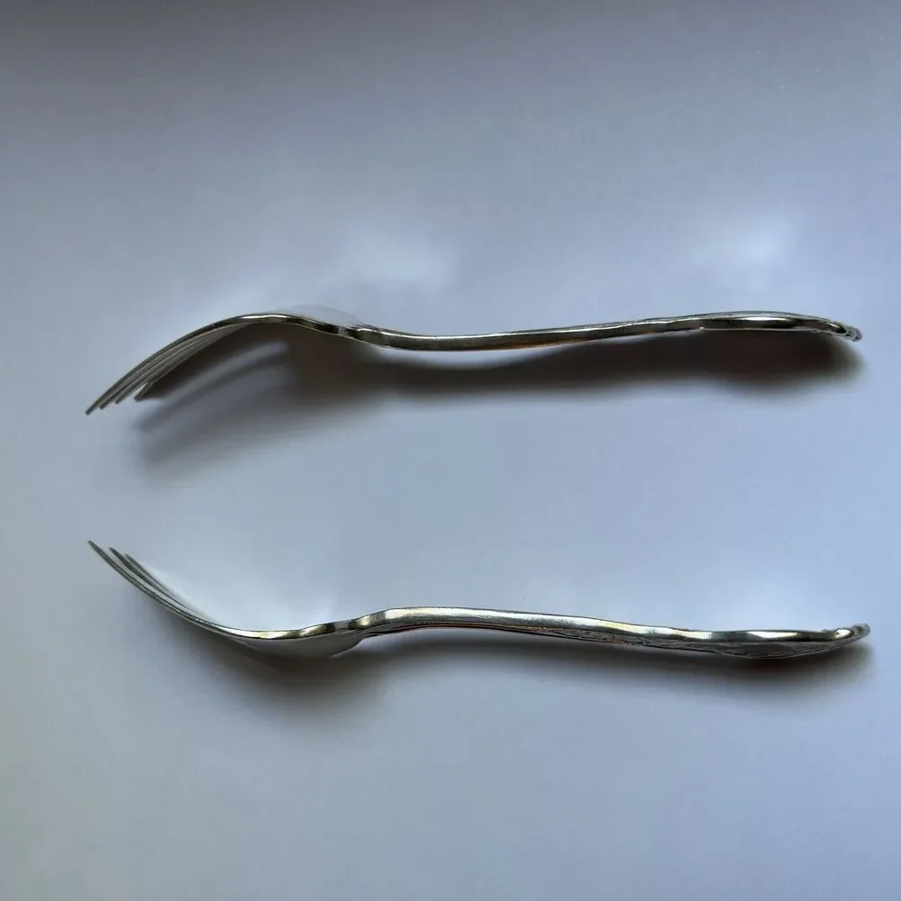 Antique Wallingford 1906 ADAMS - CHEROKEE ROSE Desert Forks, Set of Two