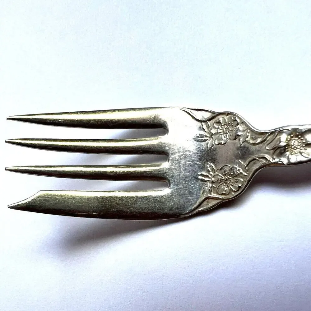 Antique Wallingford 1906 ADAMS - CHEROKEE ROSE Desert Forks, Set of Two