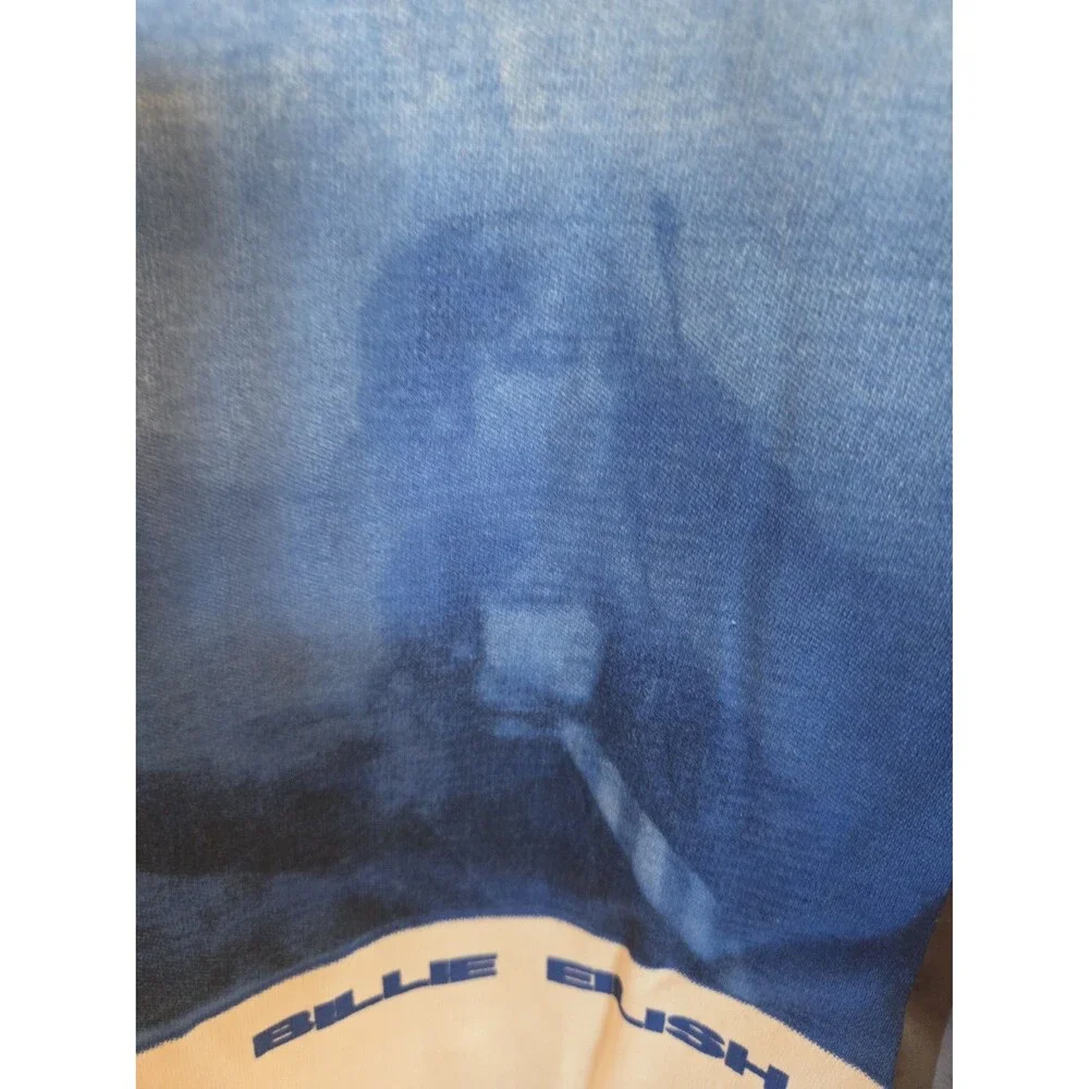 Billie Eilish Kids T Shirt Cream Graphic Print Short Sleeve Size xLarge Child