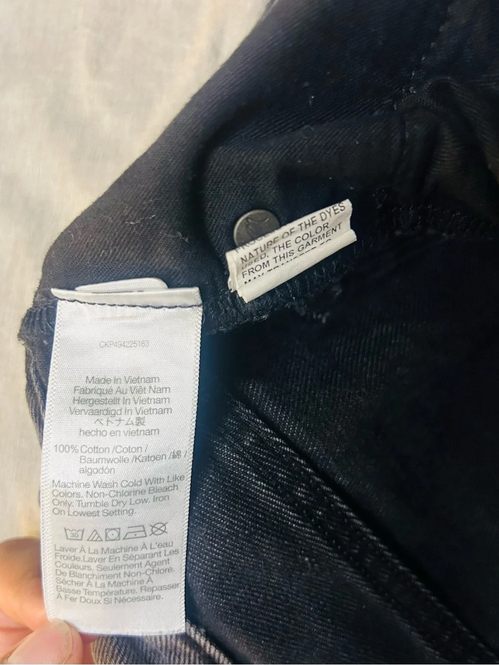 MadewellWomen’s  Black Washed The Dártelo Barrel Leg Jean Size 23 cotton 100%