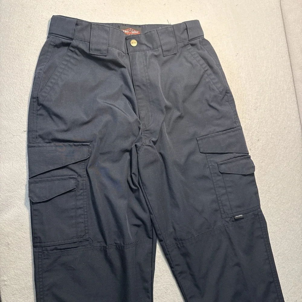 Tru Spec Tactical Rip Stop Cargo Pants 32x32‎ Dark Blue 80%Poly/20%Cotton