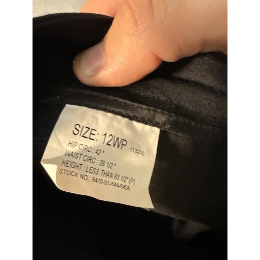 US Navy Dress‎ Blue Size 12WP Crackerjack Jumper Pants Trousers With Zipper