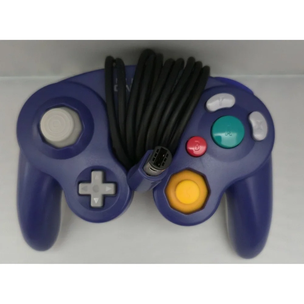 GameCube Controller - Clear & Indigo - Japan Import - Cleaned/Tested- NEW Sticks