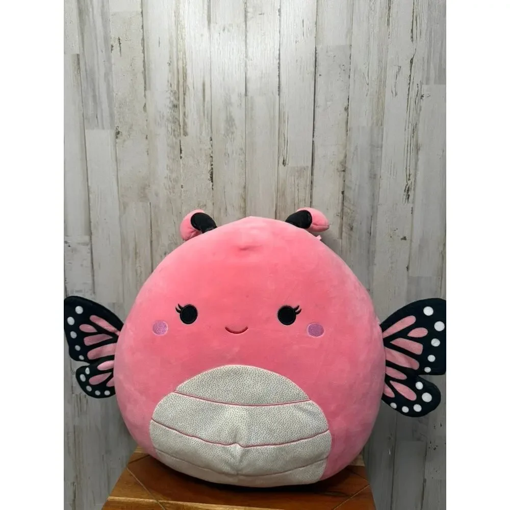 Squishmallow Andreina Pink Monarch Butterfly‎ 16