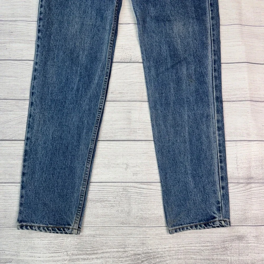 Levis 512 Slim Fit Tapered Leg Jeans Men 34x32 Medium Wash Blue Vintage USA Made