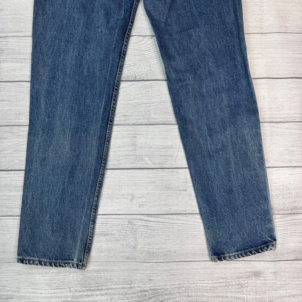 Levis 512 Slim Fit Tapered Leg Jeans Men 34x32 Medium Wash Blue Vintage USA Made
