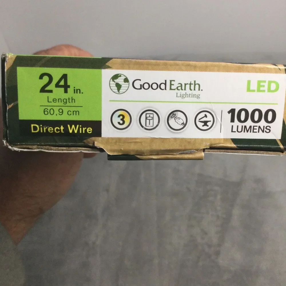 Good Earth Lighting 24 In. Direct Wire White LED Color‎ Temperature Changing
