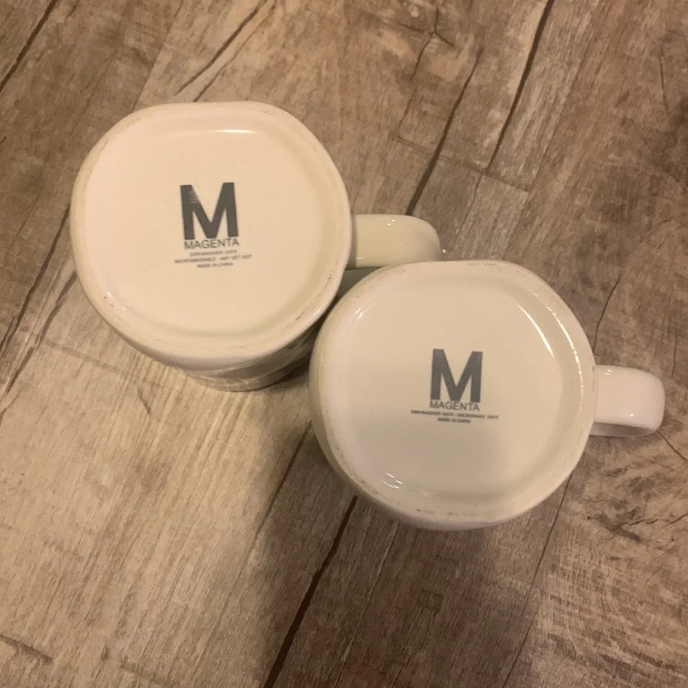 Rae Dunn by Magenta “Sip and Gulp” Coffee Mug –‎ 16oz Handcrafted Ceramic Cup
