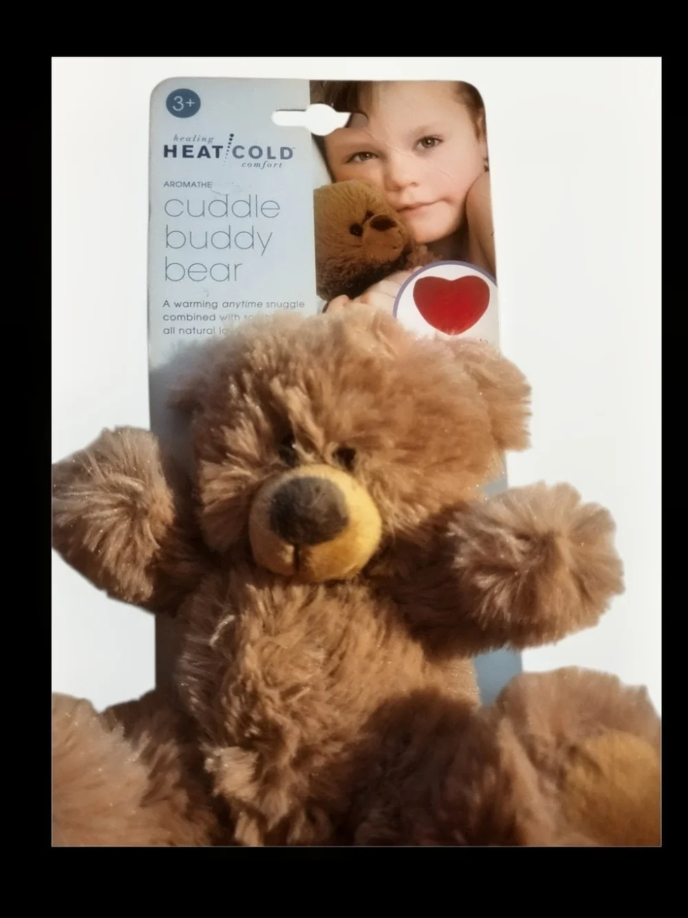 New Therapy Bear Heat & Cold Scented Lavender Comfort Cuddle Buddy Brown Ages 3+