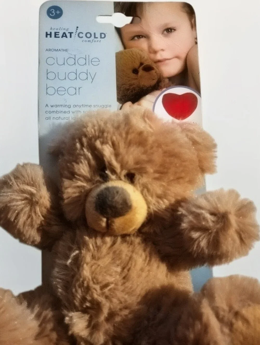 New Therapy Bear Heat & Cold Scented Lavender Comfort Cuddle Buddy Brown Ages 3+