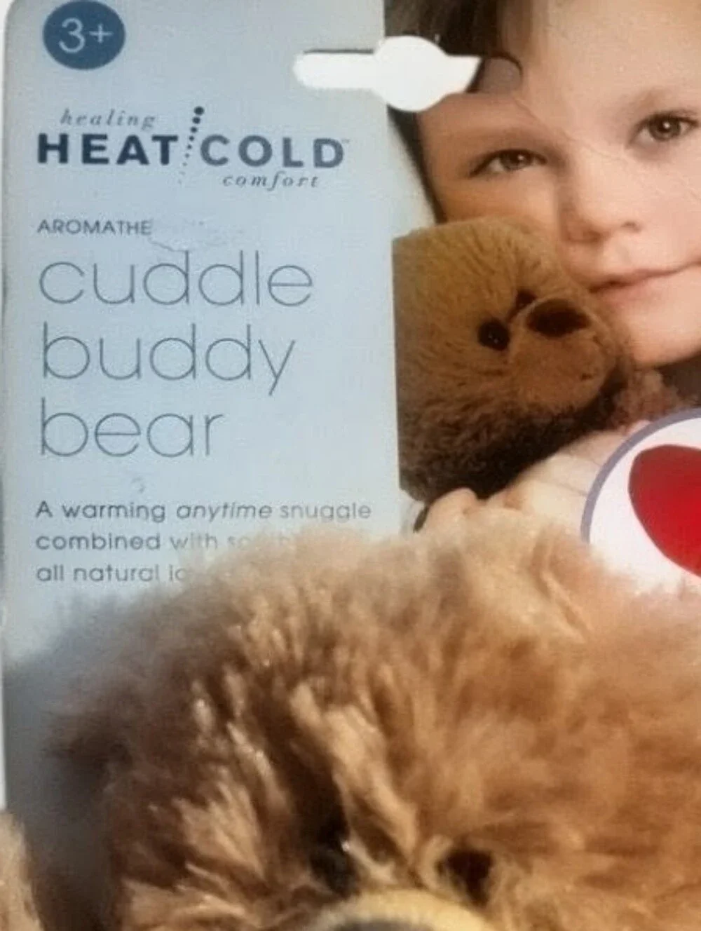 New Therapy Bear Heat & Cold Scented Lavender Comfort Cuddle Buddy Brown Ages 3+