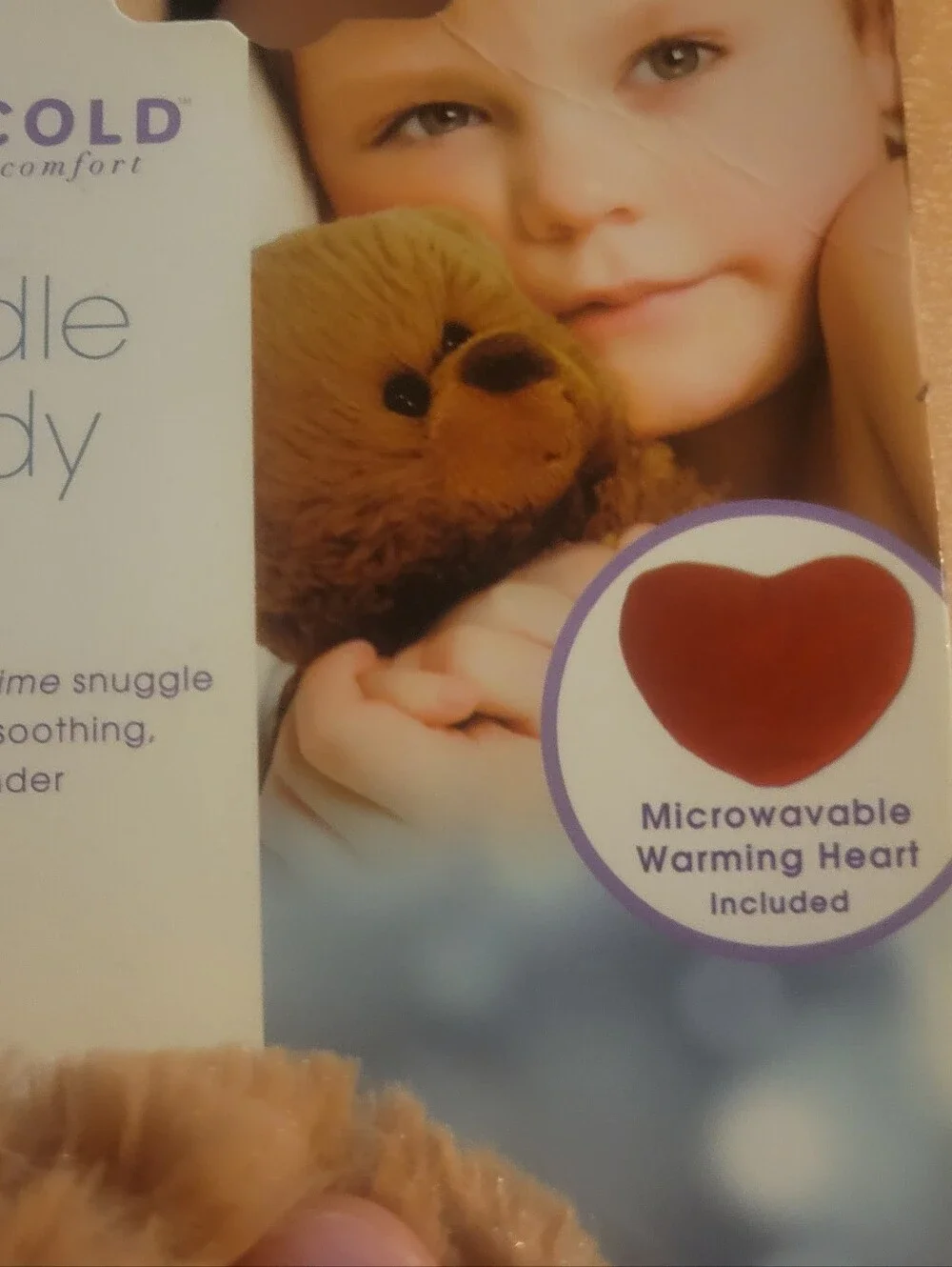 New Therapy Bear Heat & Cold Scented Lavender Comfort Cuddle Buddy Brown Ages 3+