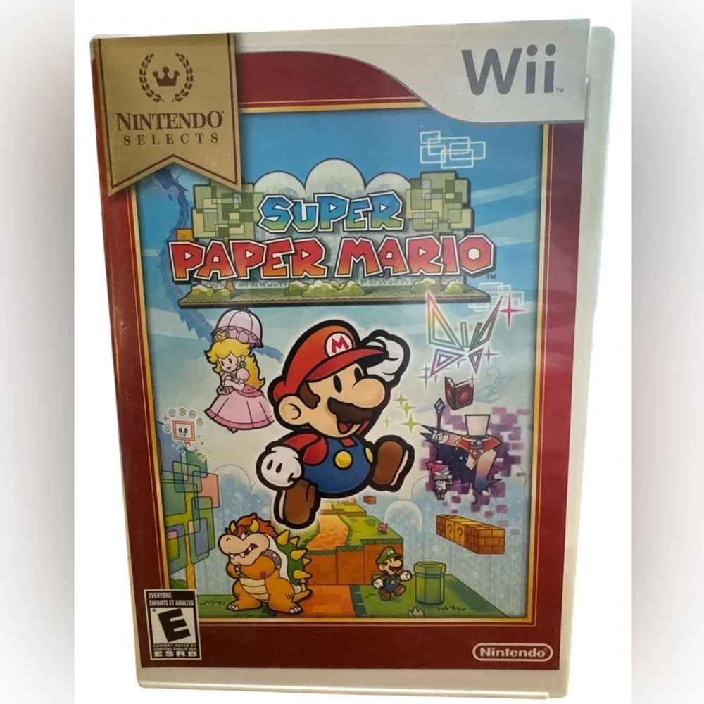 Super Paper Mario Nintendo Wii Nintendo Selects - Complete CIB‎