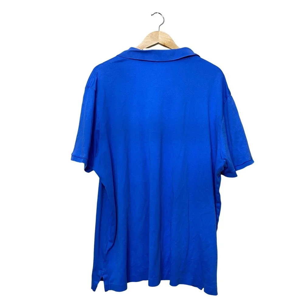 Polo Ralph Lauren Mens XXL Classic Fit Royal Blue Short Sleeve Polo Shirt Cotton