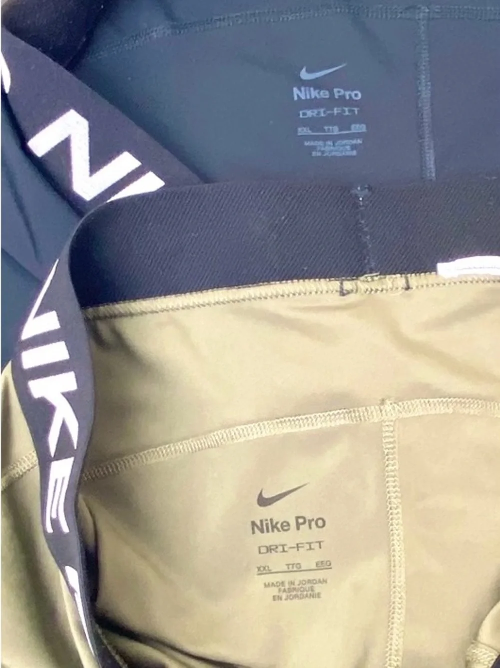2PR Nike Pro Dri FIT 3” Compression Booty Shorts Size XXL
