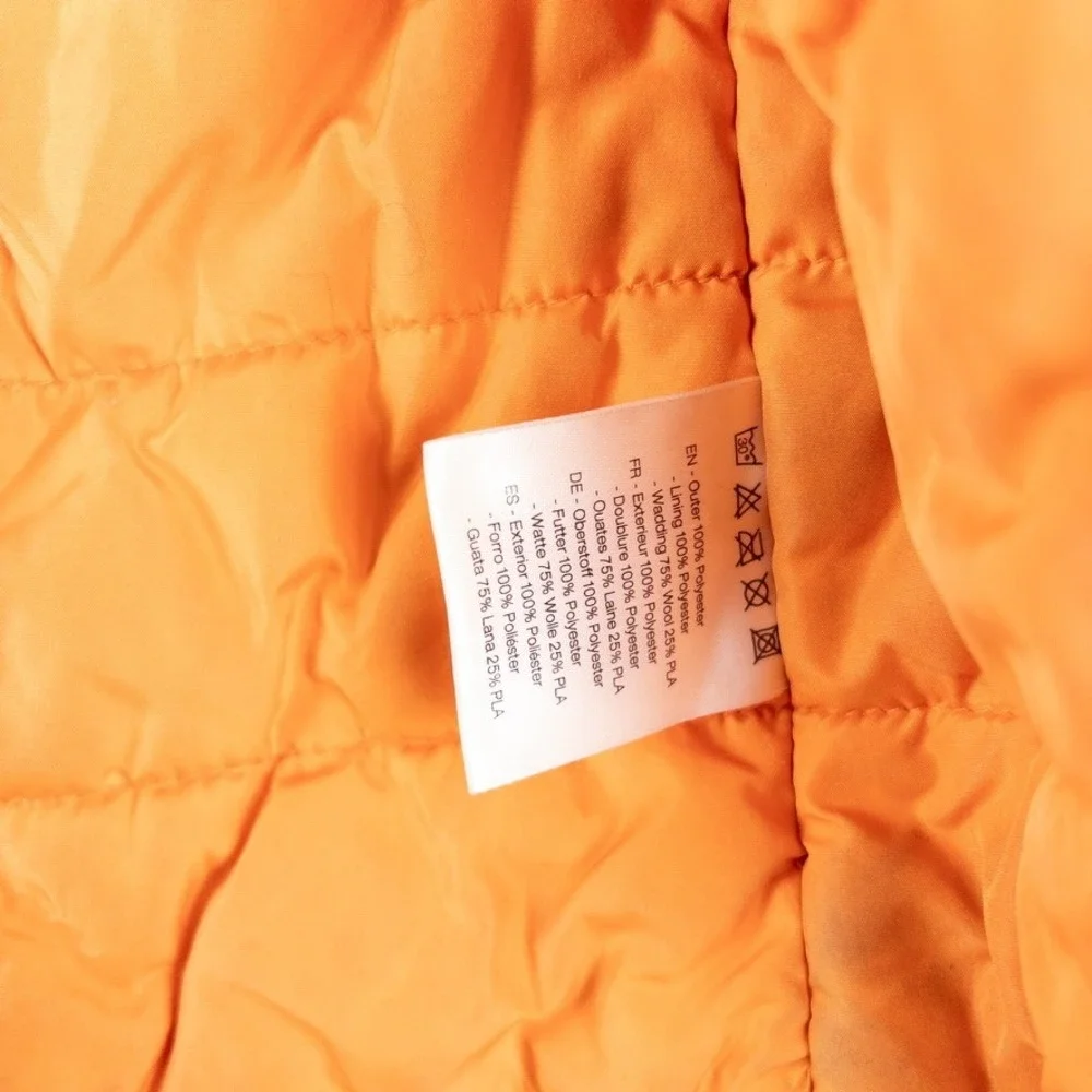 Howies‎ Waterproof Jacket Womens L Brown Quilted Lining Hooded Gorpcore Coat