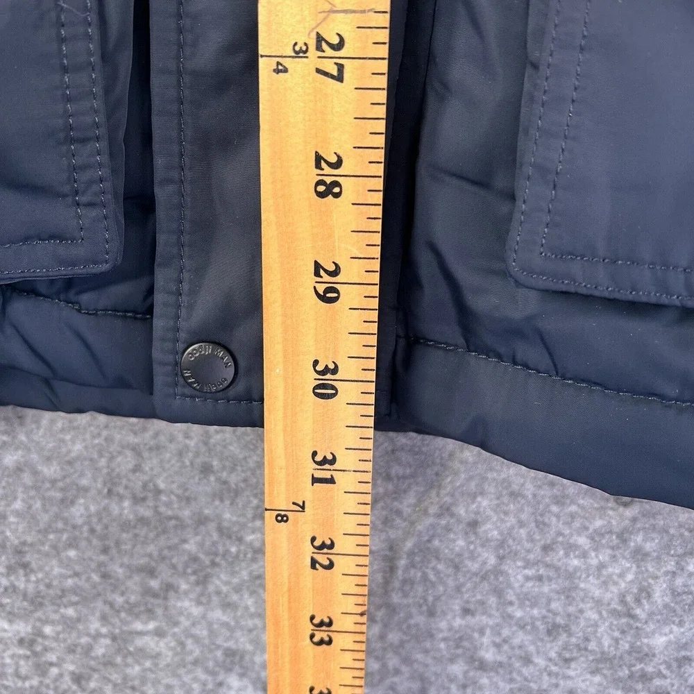 Oodji Man‎ Winter Coat Jacket Men's Medium 182 Blue Insulated Pockets Mid Length