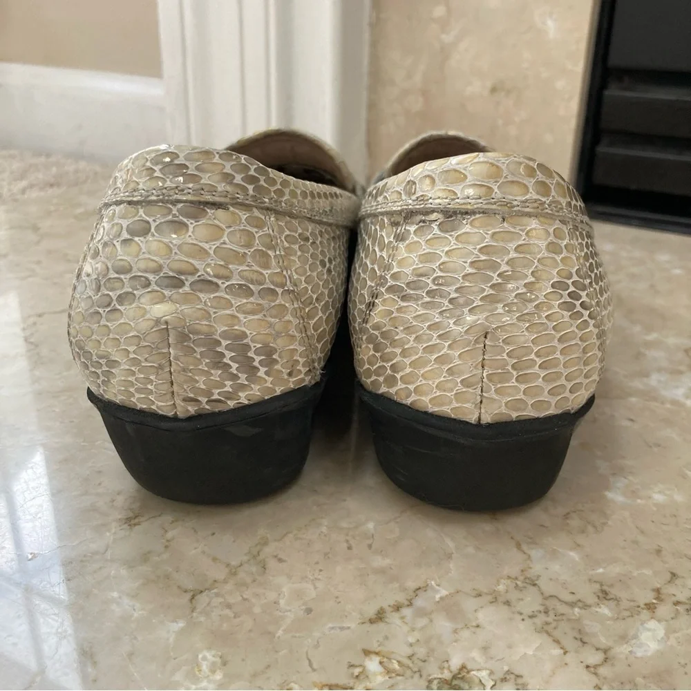 Aquatalia snakeskin slip