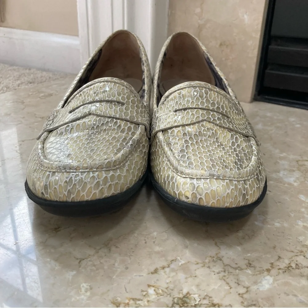 Aquatalia snakeskin slip