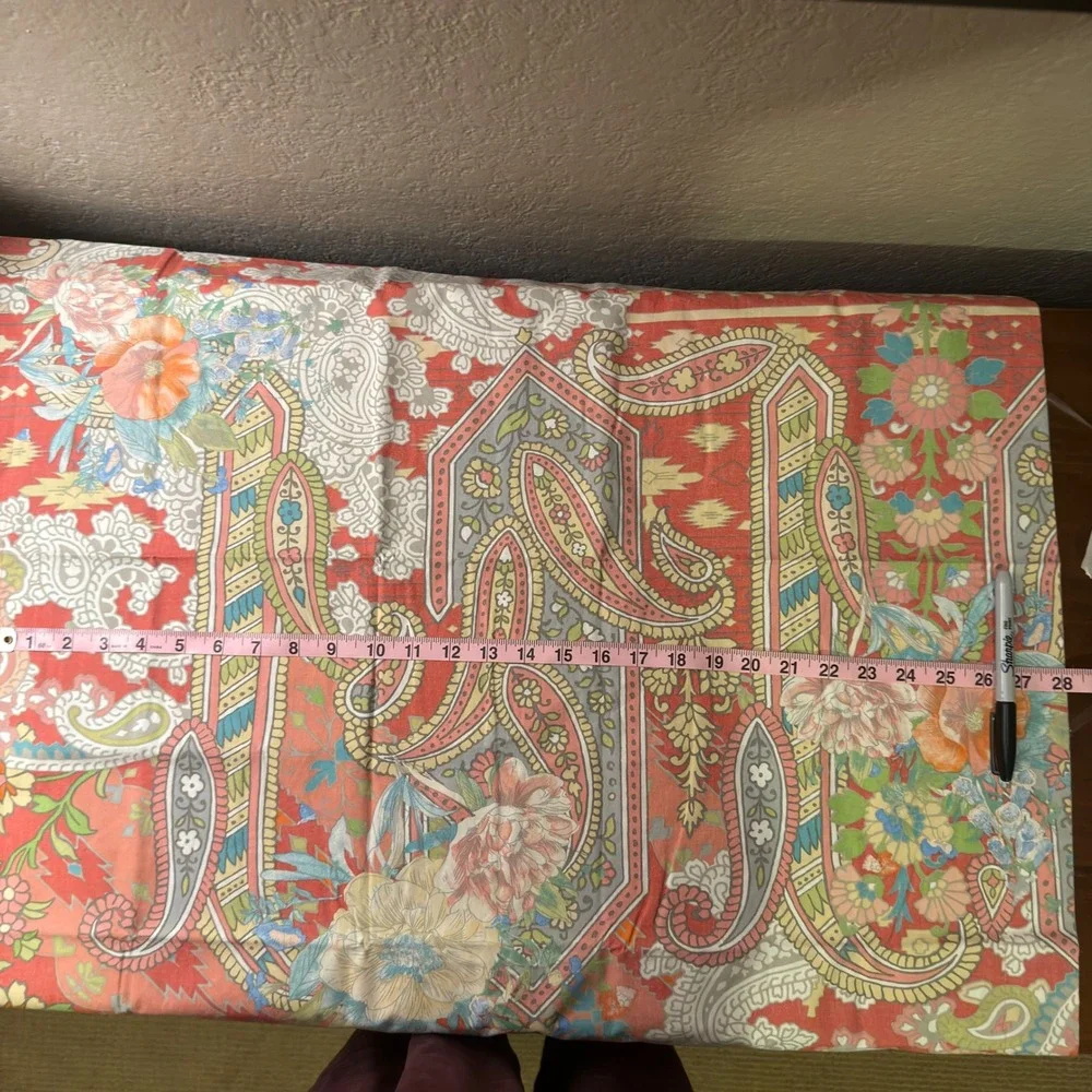 Pottery‎ Barn Mira Paisley Pillow Sham Boho Cotton Cotton Material Israel