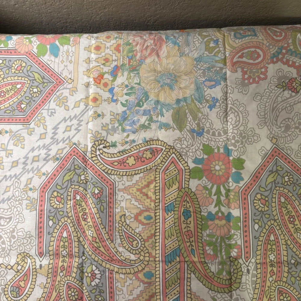 Pottery‎ Barn Mira Paisley Pillow Sham Boho Cotton Cotton Material Israel