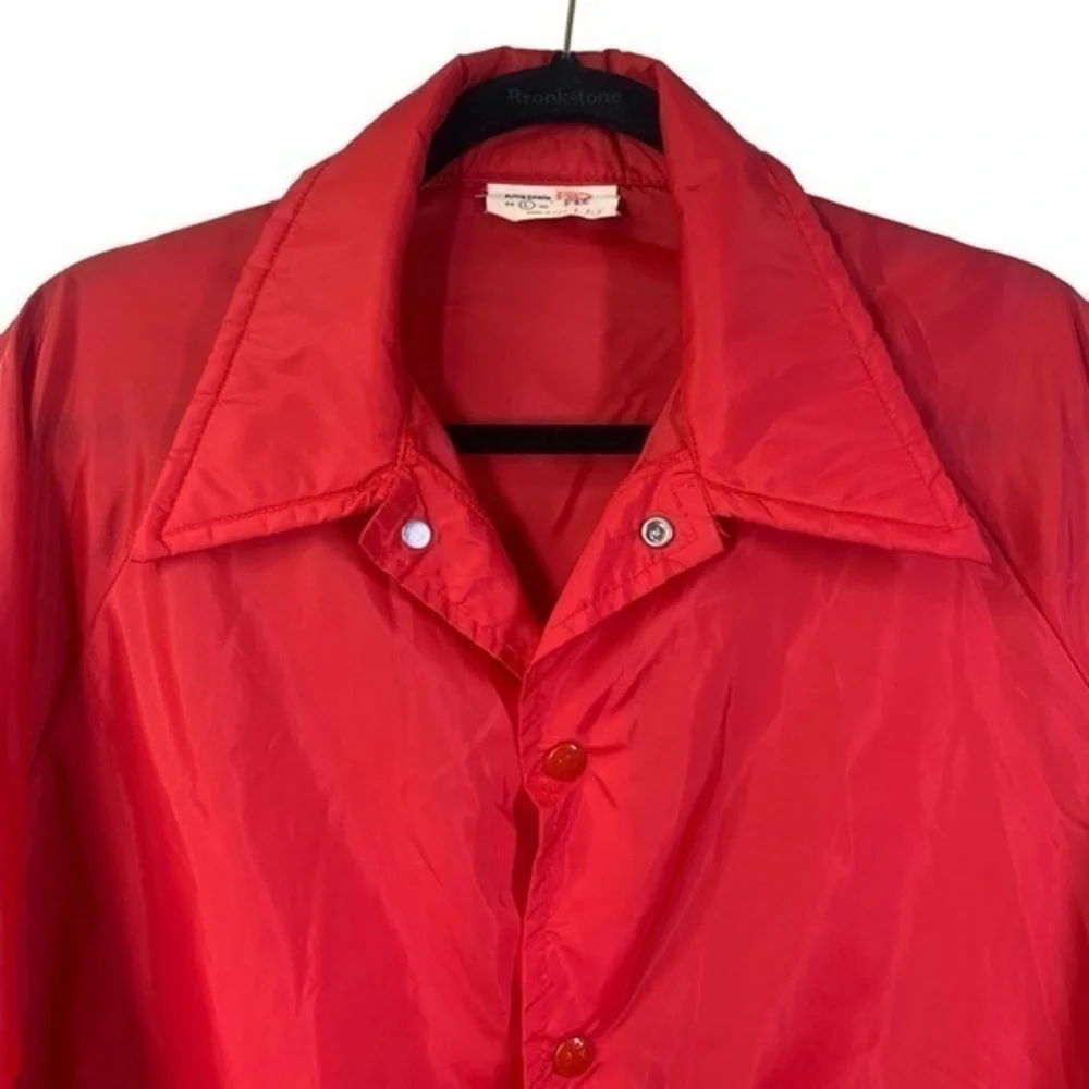 KING LOUIE‎ Vintage Red Lightweight Windbreaker Jacket
