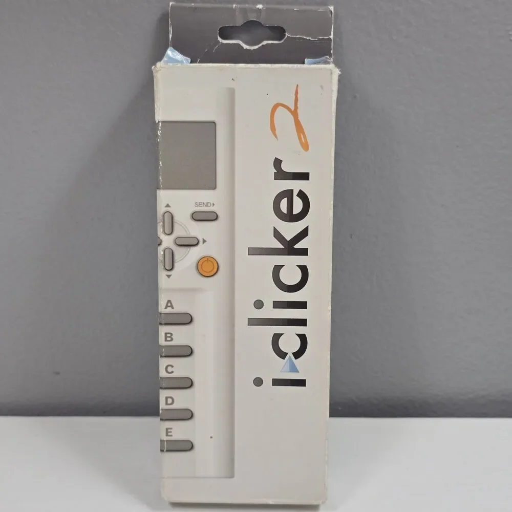 Iclicker 2 Student Remote Tested Works Classroom Response White With Box
