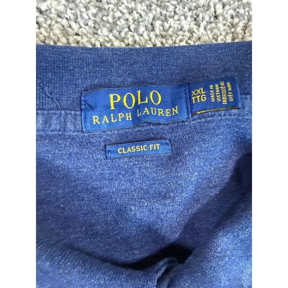 Polo Ralph Lauren Classic Fit Polo Shirt Men XXL Short Sleeve Big Pony