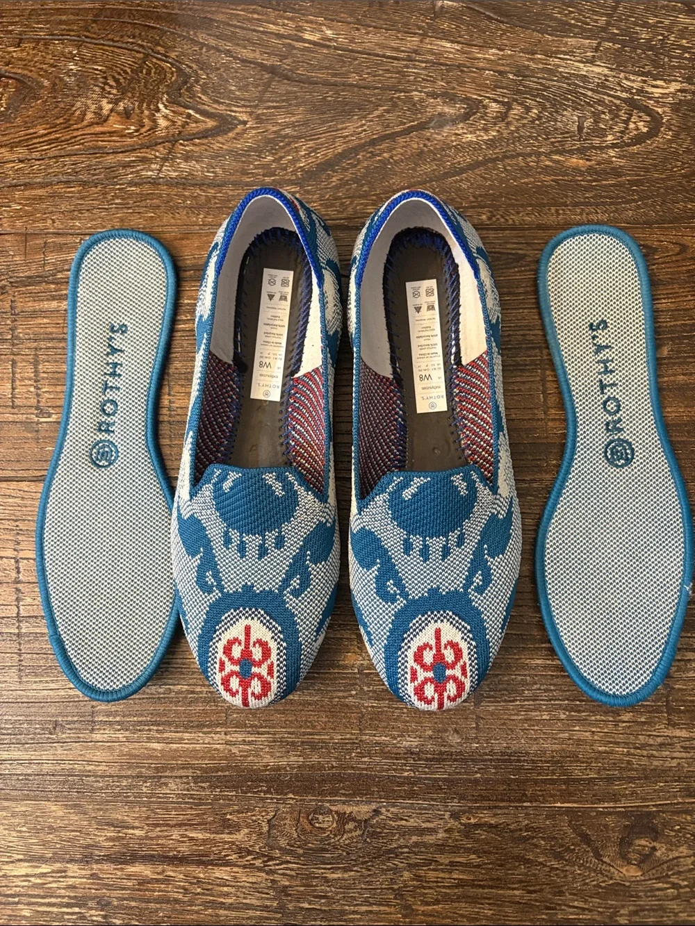 Rothy’s RARE Moroccan Teal Limited Edition The Loafer Size 8