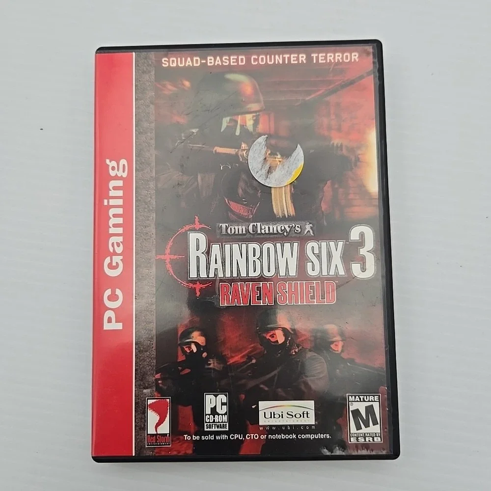 Tom Clancy's Rainbow Six 3‎ Reven Shield PC Video Game 2003 2 Discs