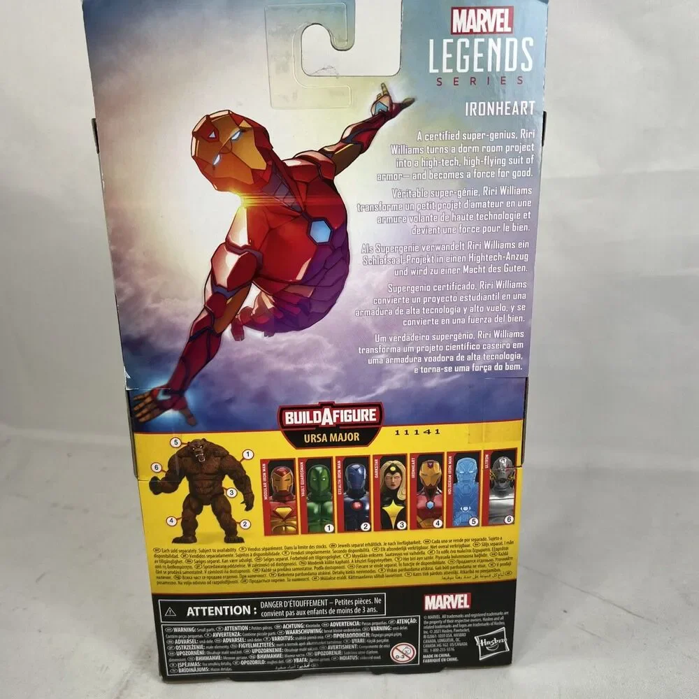 IRONHEART Riri Williams Marvel Legends Ursa Major BAF 2021 6