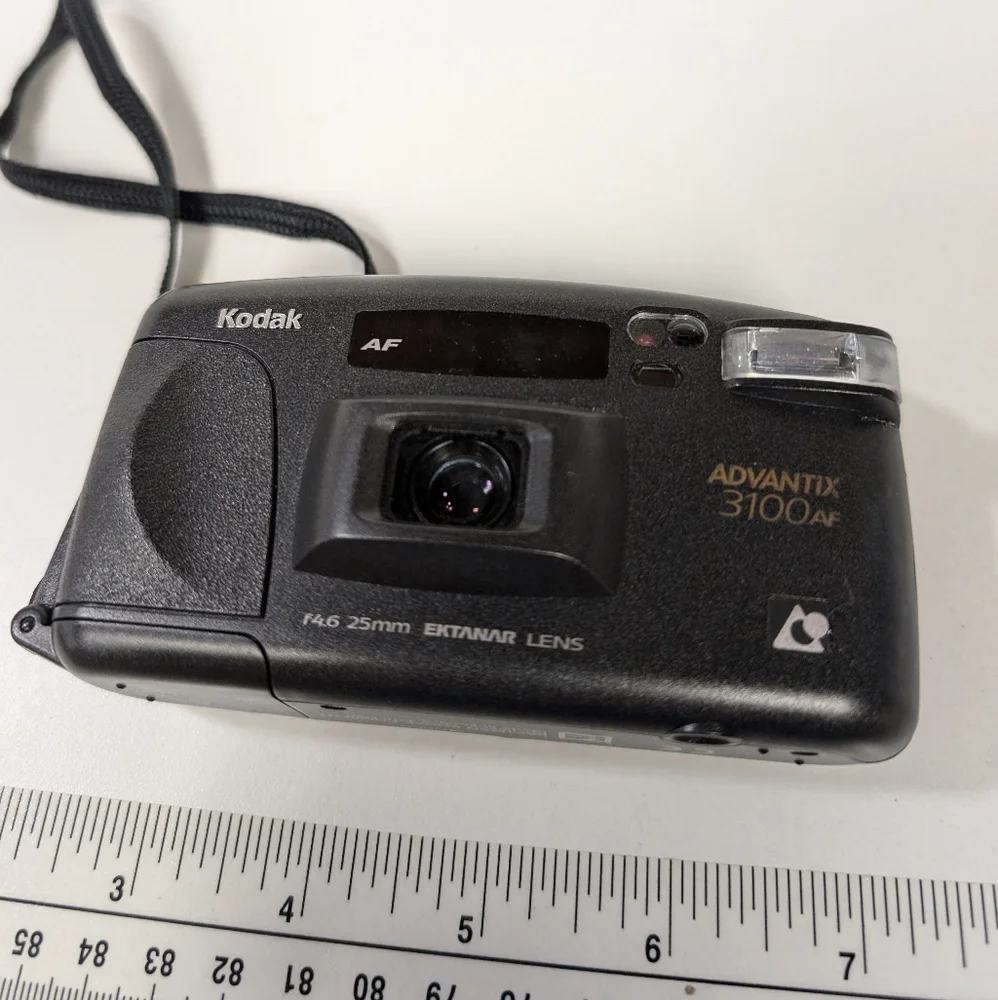 Kodak Advantix 3100AF Ektanar Lens f 4.6, 25 mm, with wrist strap, Camera