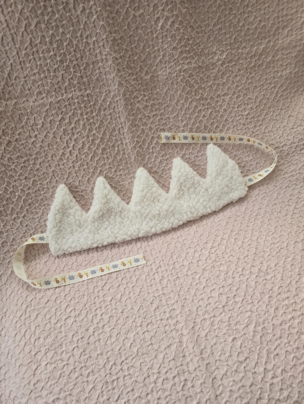 Hand Crafted ribbons sherpa