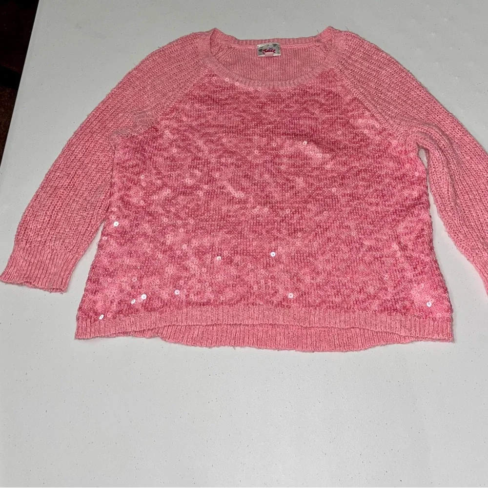 💙 Justice Sequins Sweater