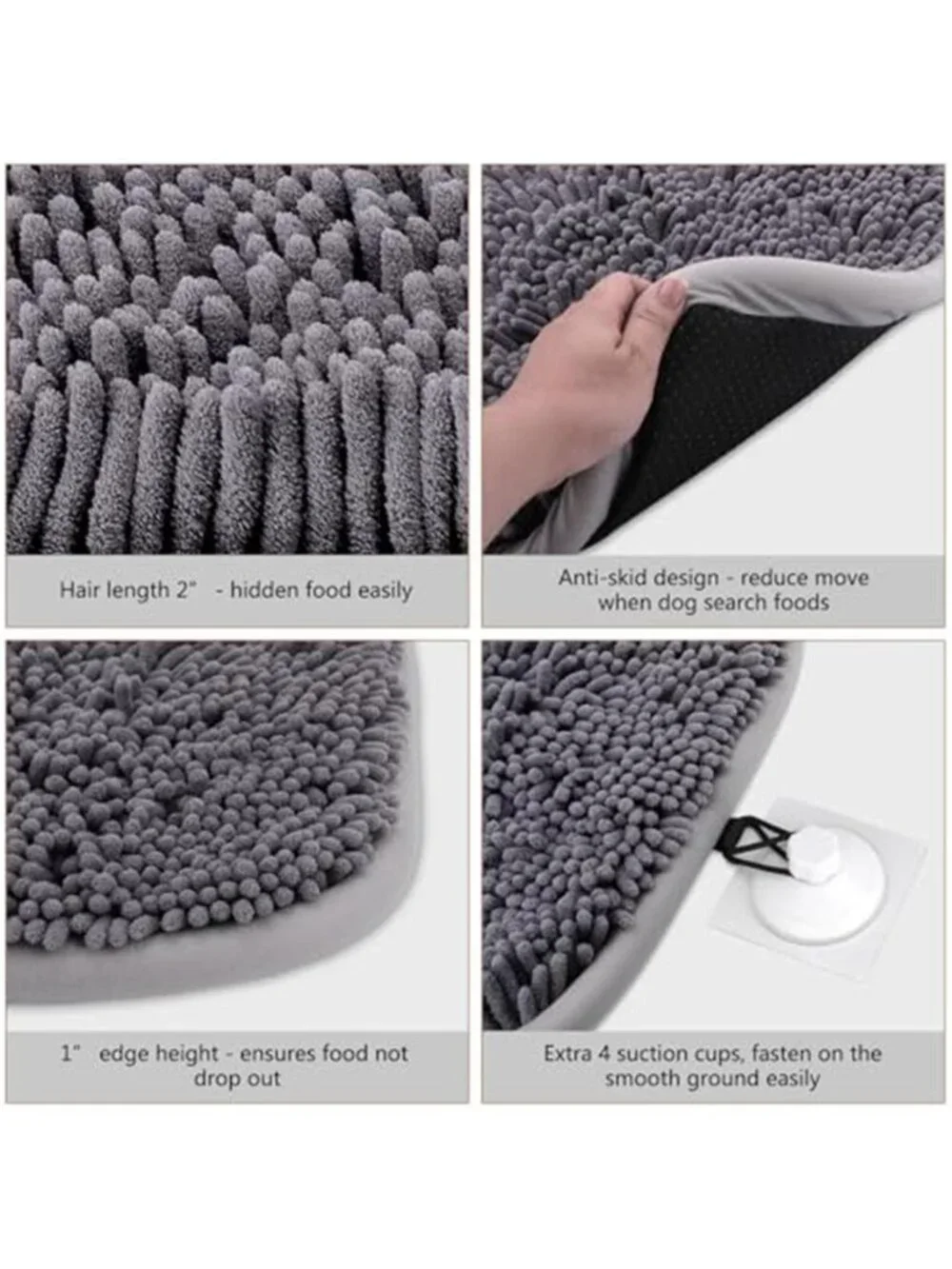New Snuffle Mat for Dogs, 20'' x 28'' Dog Sniffing Interactive Feeding Game