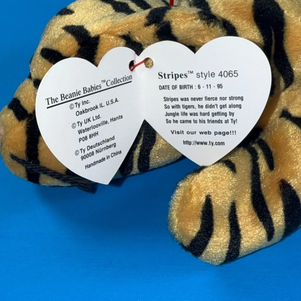 Vintage Ty Beanie Baby Stripes