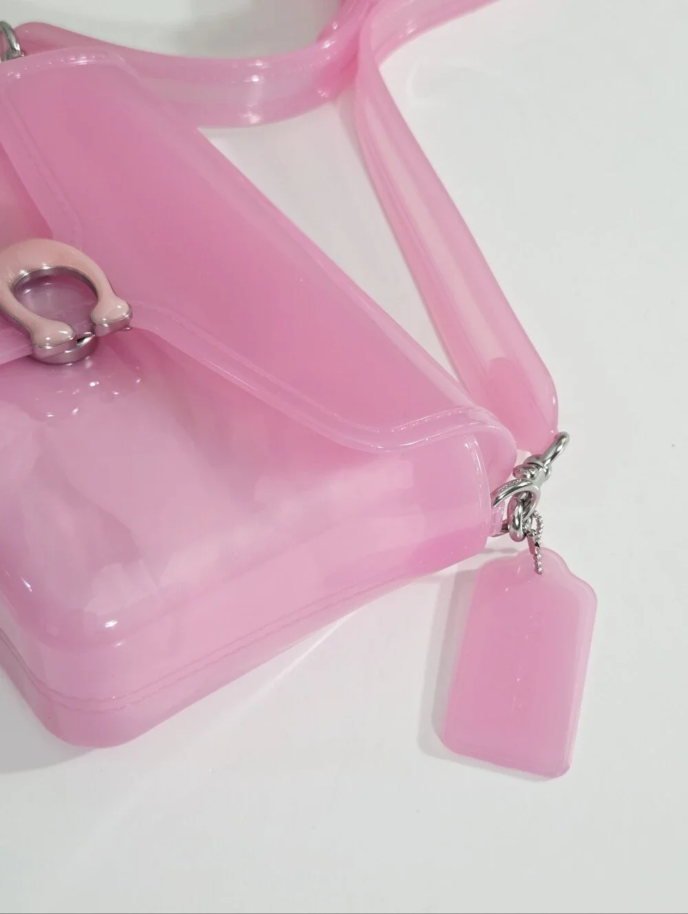 EXCELLENT RARE COACH JELLY TABBY BAG - BRIGHT PINK