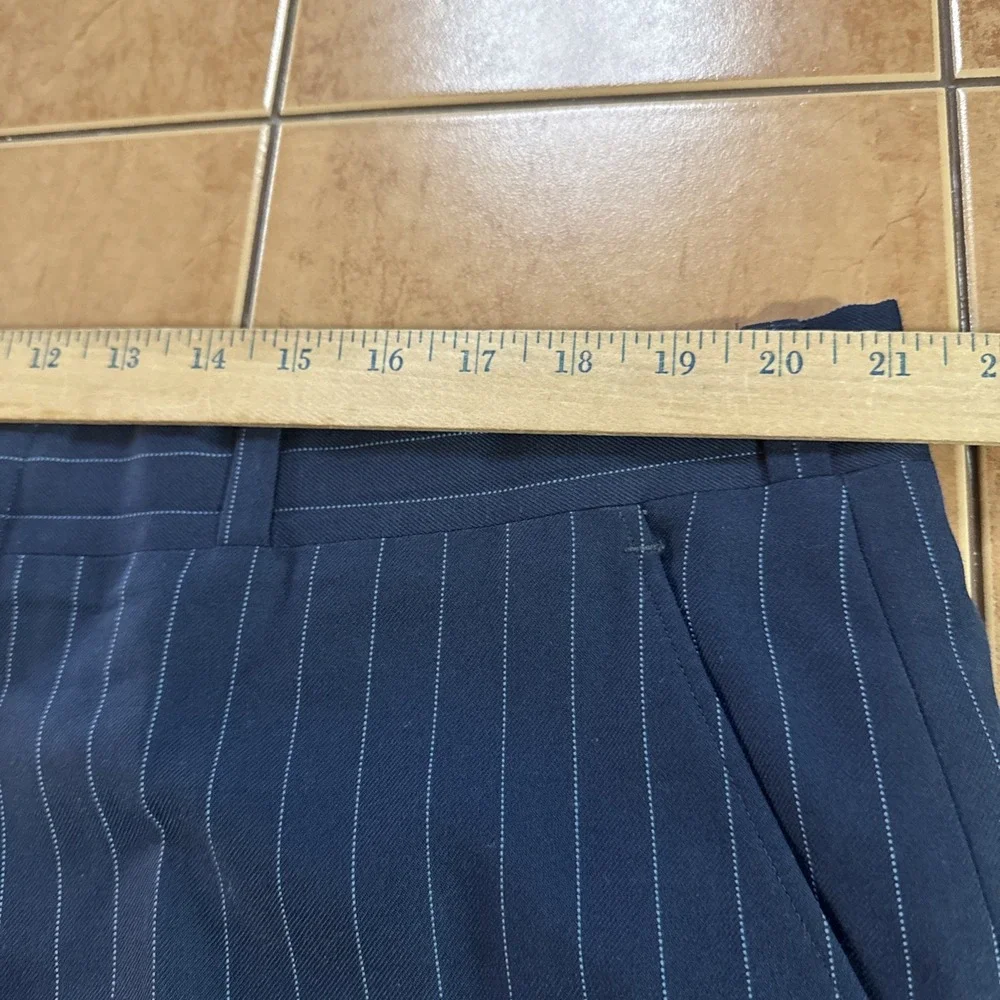 Towncraft Plus Men's Suit Sz 44R Blue Pinstripe Pants‎ 42 x 30 USA Union Made