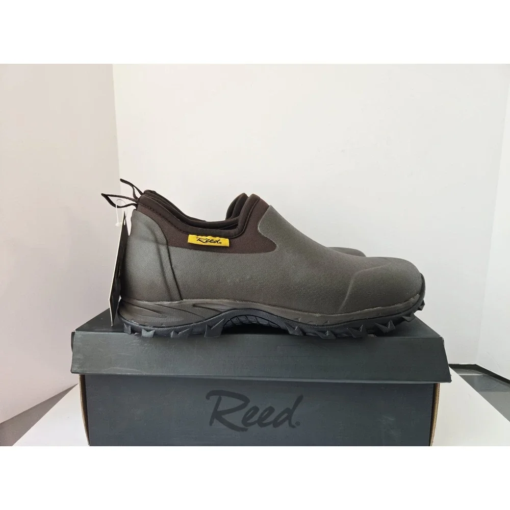 Reed Mens work boots Weston Slip on waterproof size‎ 13 3710 brown