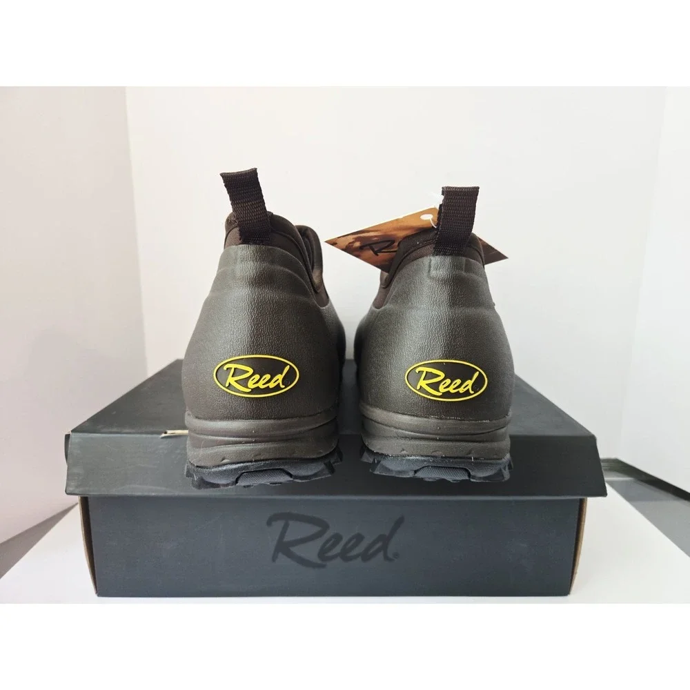 Reed Mens work boots Weston Slip on waterproof size‎ 13 3710 brown